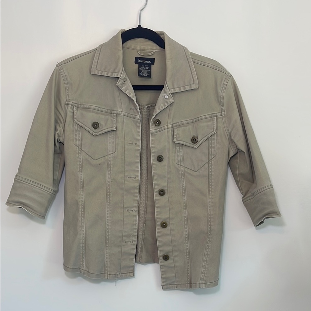 Le Chateau Tan Jacket